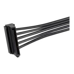 Cable divisor sata startech 0.40m - hembra - hembra - negro