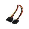 Cable lp4 a 2x sata startech macho - hembra