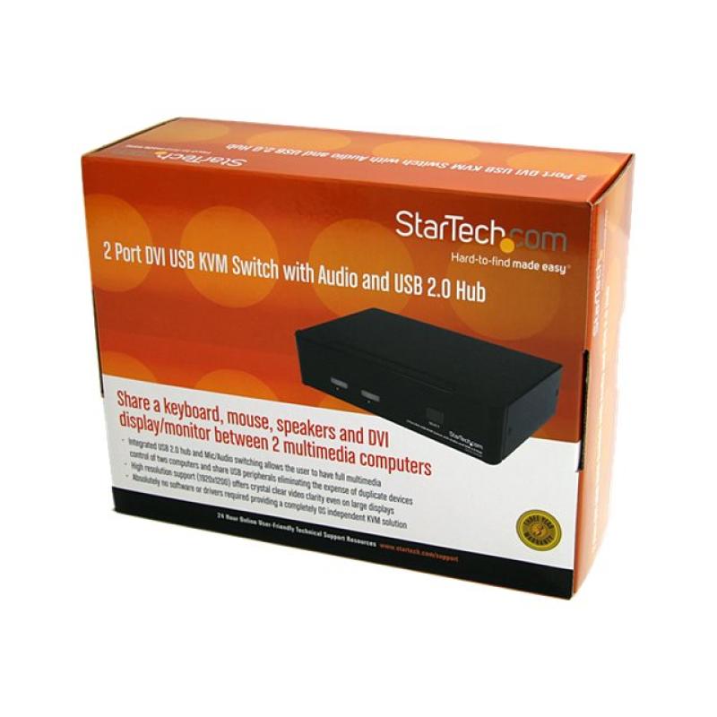 Switch kvm startech sv231dviua 15 puertos
