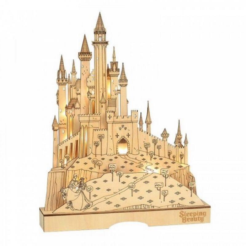 Figura replica enesco disney la bella durmiente castillo iluminado - Imagen 1