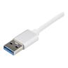 Adaptador usb 3.0 a rj45 startech macho - hembra - blanco
