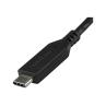 Cable usb tipo c a dp startech 1m - macho - macho - negro