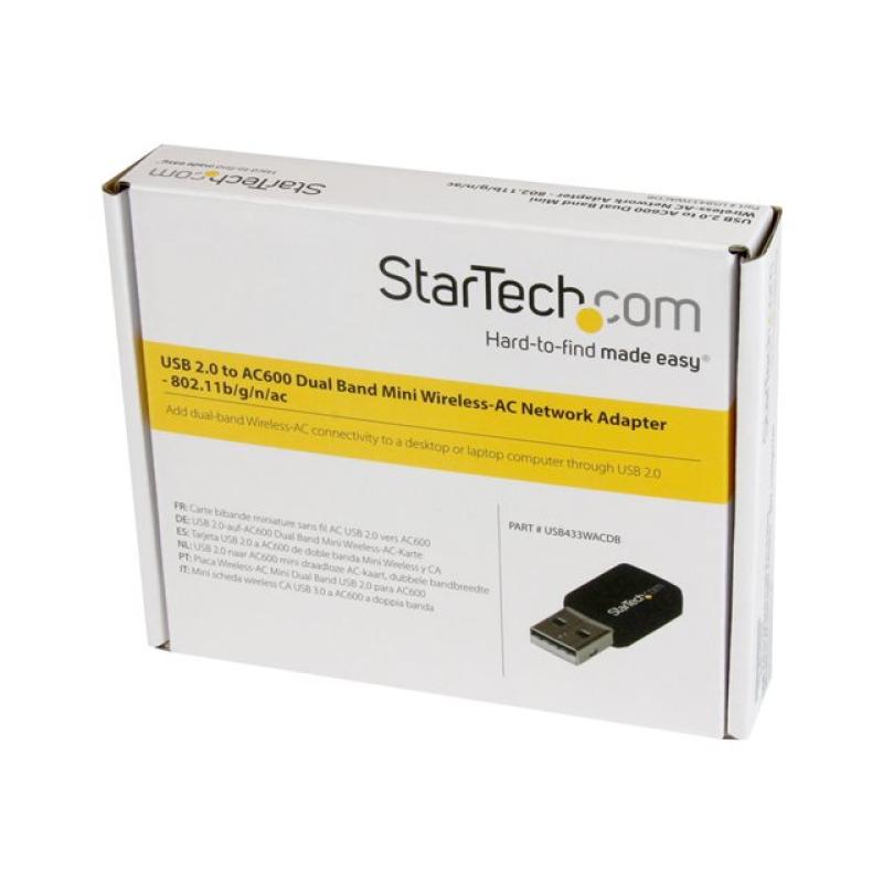 Adaptador wifi usb 2.0 startech usb433wacdb