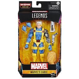 Figura hasbro marvel legends series cable yellow blue