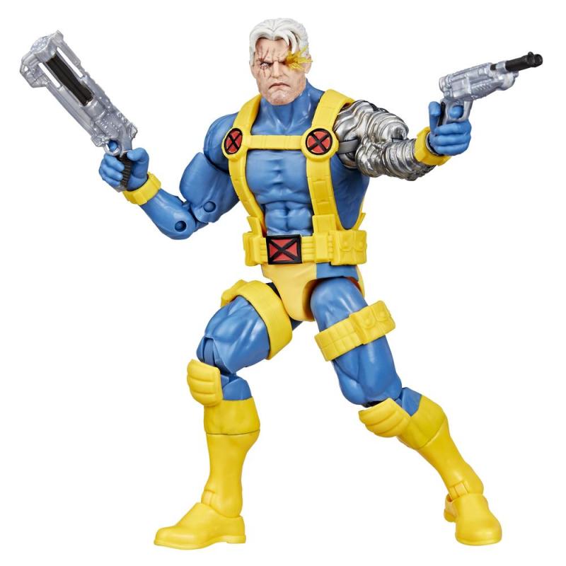 Figura hasbro marvel legends series cable yellow blue