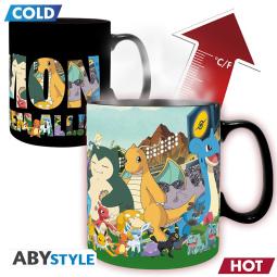 Taza termica abystyle pokemon ¡atrápalos a todos!