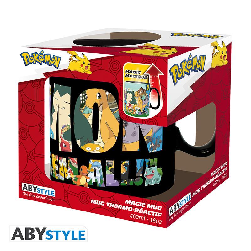 Taza termica abystyle pokemon ¡atrápalos a todos!