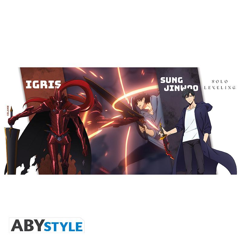 Taza abystyle solo leveling jinwoo & igris