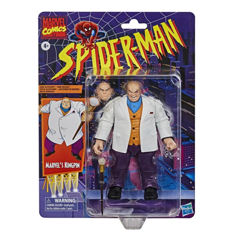 Figura hasbro marvel comics spider - man marvel's kingpin