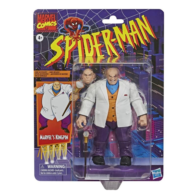 Figura hasbro marvel comics spider - man marvel's kingpin