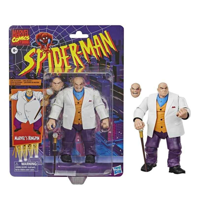 Figura hasbro marvel comics spider - man marvel's kingpin