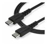 Cable usb tipo c startech 1m - macho - macho - negro