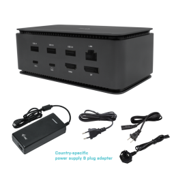 Docking station i - tec dual 4k hdmi dp - pd 80 w + i - tec universal charger 100 w