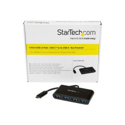 Hub startech hb30c4ab usb tipo c 4 en 1