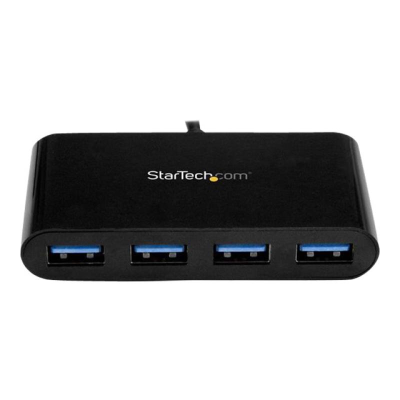 Hub startech hb30c4ab usb tipo c 4 en 1