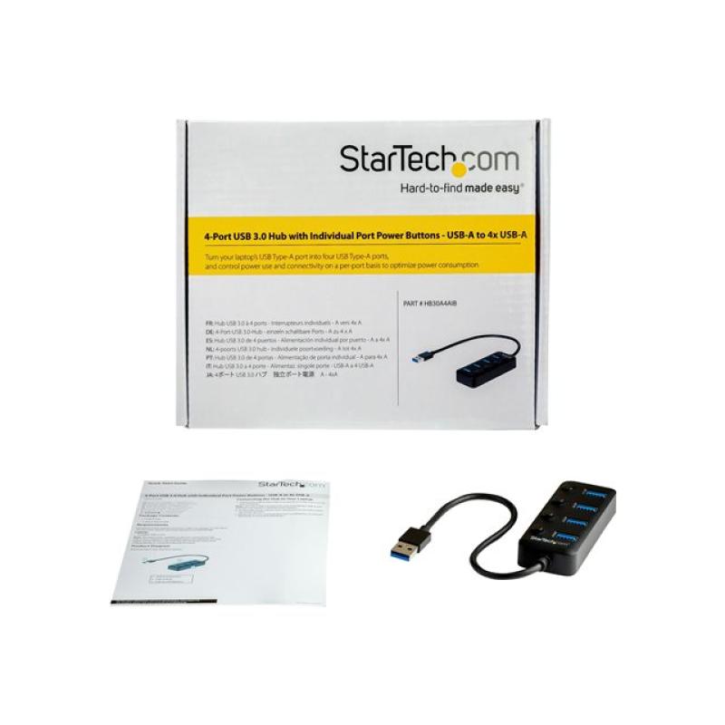Hub startech usb 3.0 4 en 1