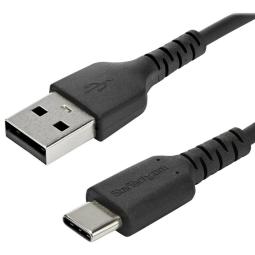 Cable usb tipo c a usb tipo a startech 1m - macho - macho - negro