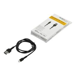 Cable lightning a usb tipo a startech 1m - macho - macho - negro