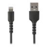 Cable lightning a usb tipo a startech 1m - macho - macho - negro