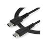 Cable usb tipo c startech 2m - macho - macho - negro