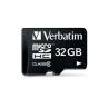 Tarjeta memoria micro sd verbatim 32gb c10 + adaptador