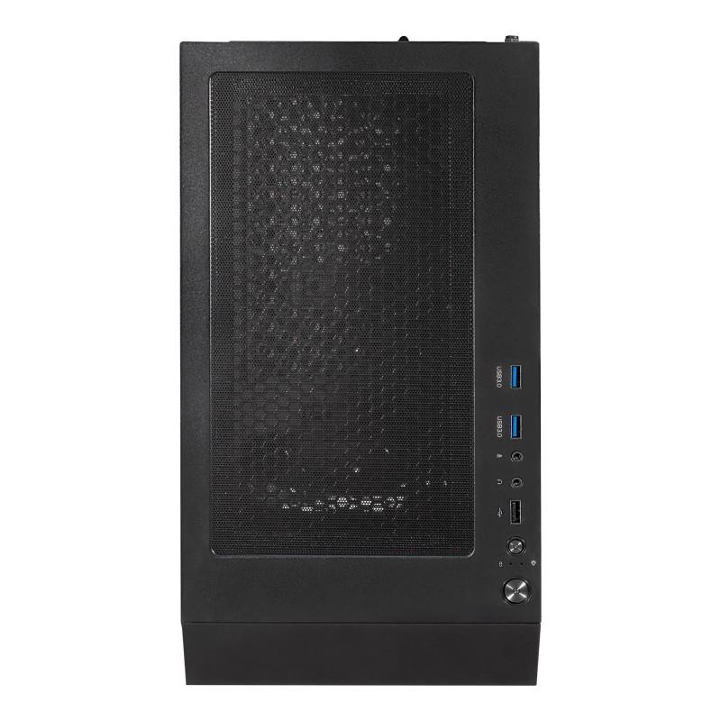 Caja ordenador gaming unykach aero c25 matx vidrio negra