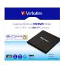 Lector cd - dvd slim verbatim usb tipo c