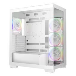 Caja ordenador gaming atx deepcool cg580v2 cristal templado blanca