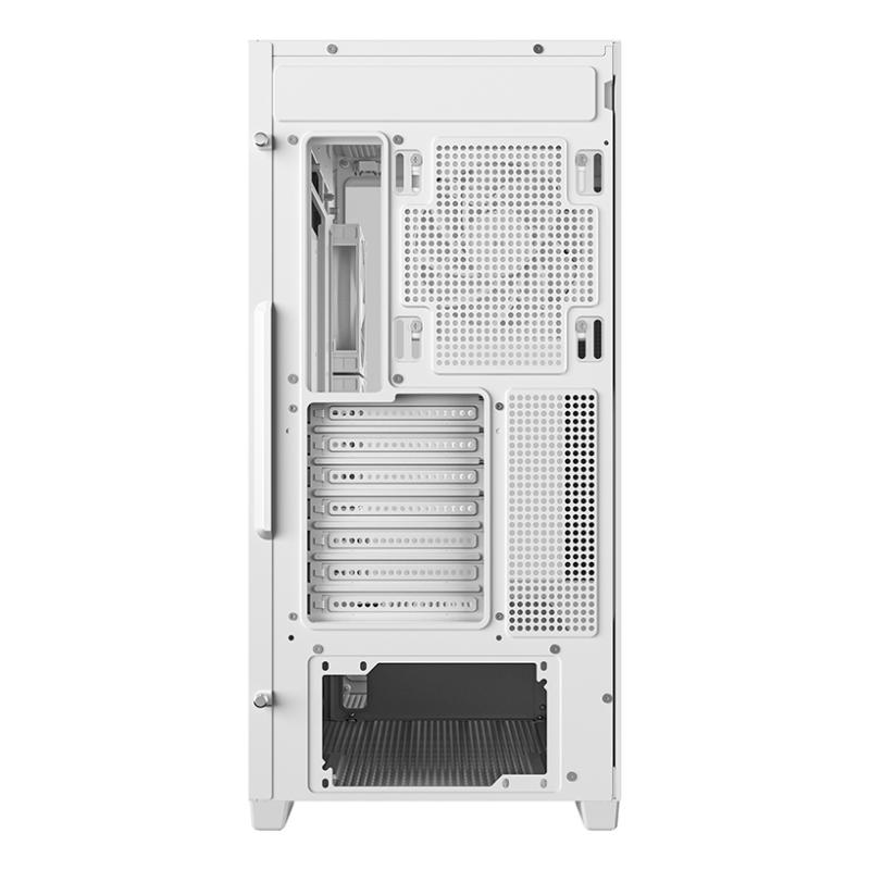 Caja ordenador gaming atx deepcool cg580v2 cristal templado blanca