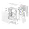 Caja ordenador gaming atx deepcool cg580v2 cristal templado blanca