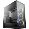 Caja ordenador gaming atx deepcool cg580v2 cristal templado negro