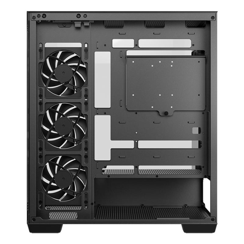 Caja ordenador gaming atx deepcool cg580v2 cristal templado negro