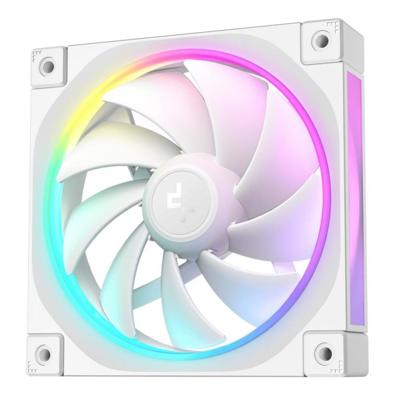Ventilador caja deepcool r - fl12 - whapn3 - g argb 3x 120mm blanco
