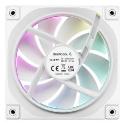 Ventilador caja deepcool r - fl12 - whapn3 - g argb 3x 120mm blanco