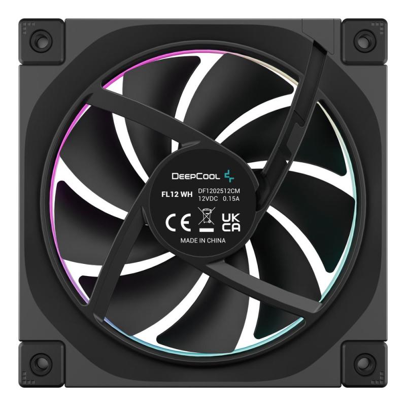 Ventilador caja deepcool r - fl12 - bkapn3 - g argb 3x 120mm negro