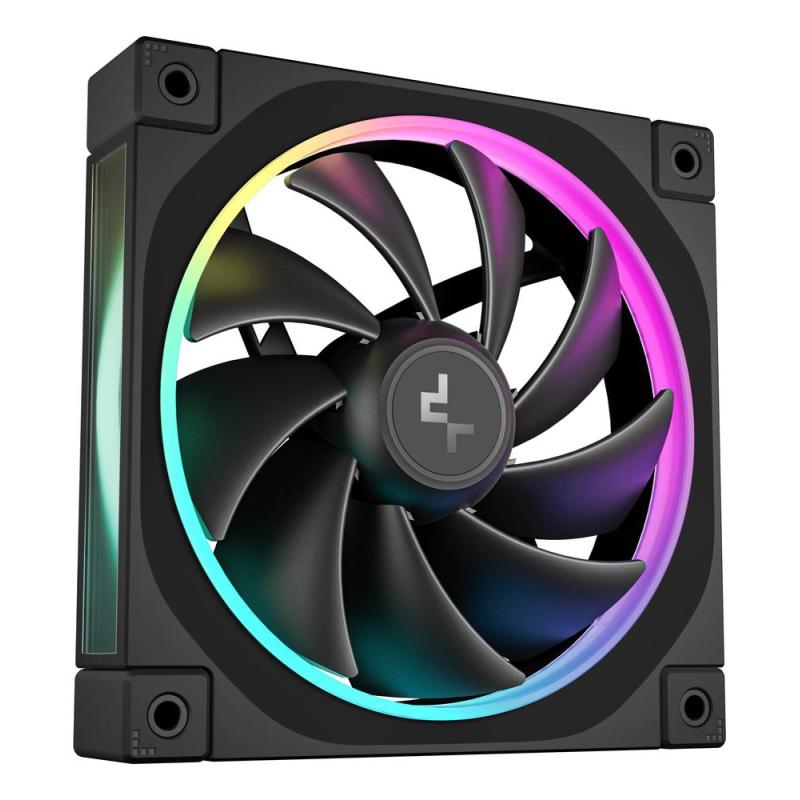 Ventilador caja deepcool r - fl12 - bkapn3 - g argb 3x 120mm negro
