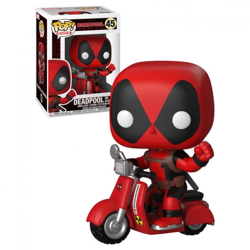 Funko pop rides marvel deadpool con scooter 30969 - Imagen 1