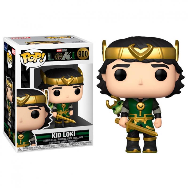 Funko pop marvel loki loki niño con cocodrilo loki 55746 - Imagen 1