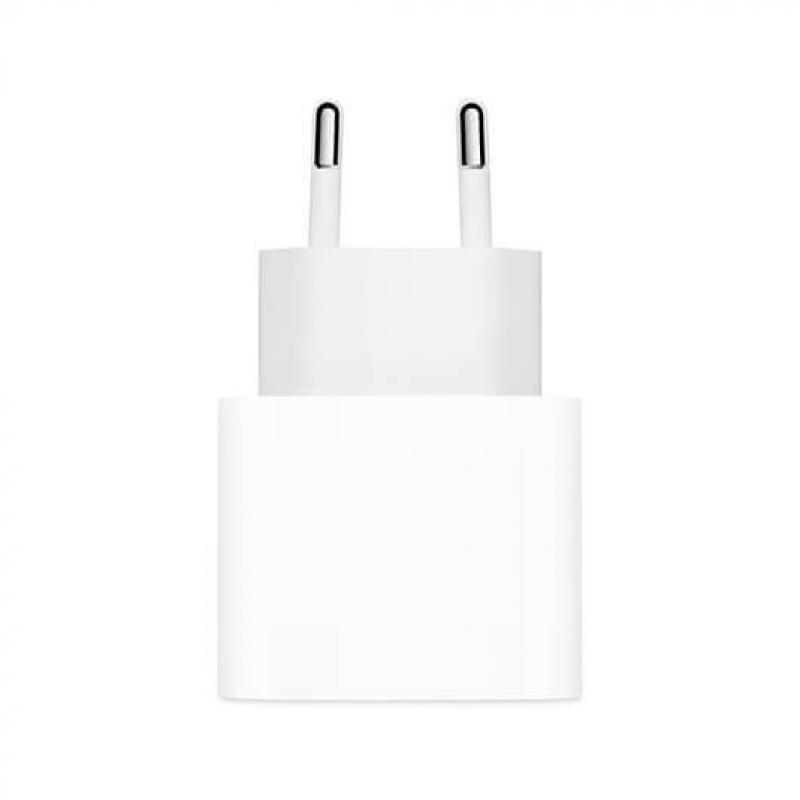 Cargador apple 20w usb tipo c carga rapida - blanco - no incluye cable - Imagen 1