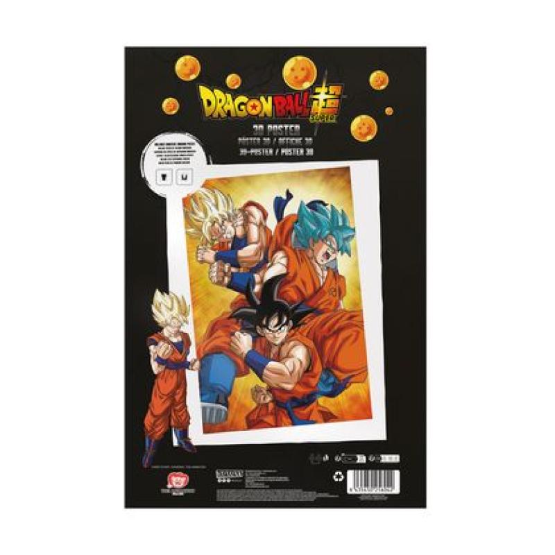 Poster 3d 58x38 cm champa goku states dragon ball super