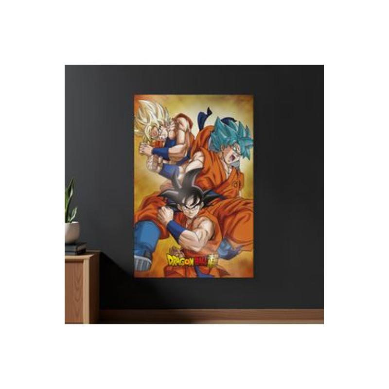 Poster 3d 58x38 cm champa goku states dragon ball super