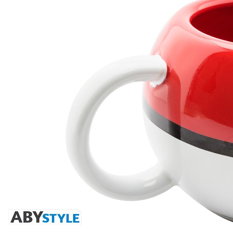 Taza 3d abystyle pokemon pokeball
