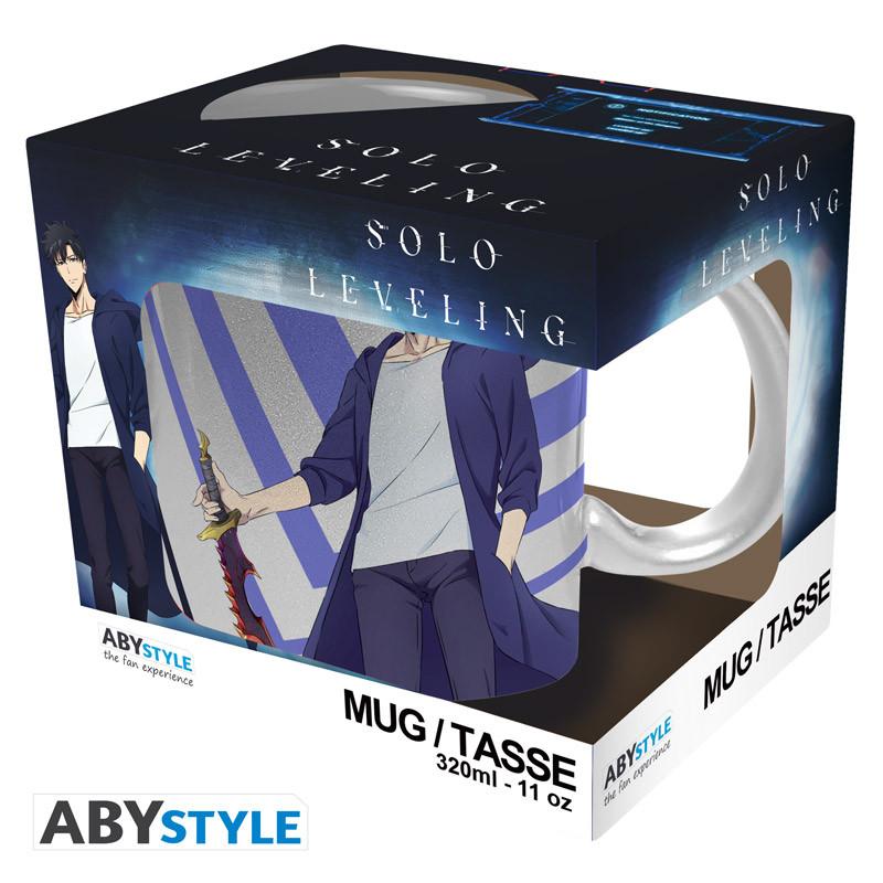 Taza abystyle solo leveling jinwoo e igris 320 ml