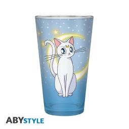 Vaso grande abystyle sailor moon luna y artemisa 400 ml