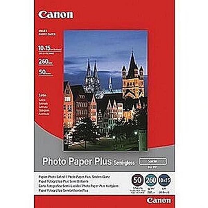 Papel canon foto sg - 201 1686b015 10x15 - 50 hojas - semisatinado