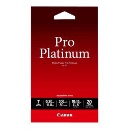 Papel fotografico canon pro platinum pt - 101 10x15cm 20 hojas