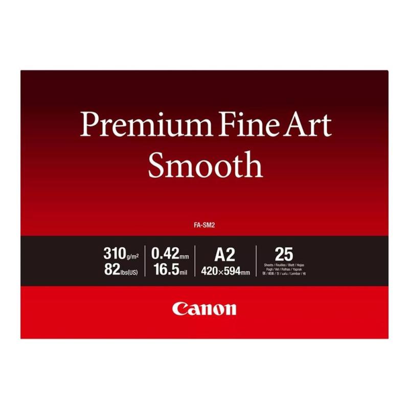 Papel canon fa - sm2 a2 25 hojas