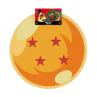 Felpudo sd toys dragon ball bola 4 estrellas 50cm