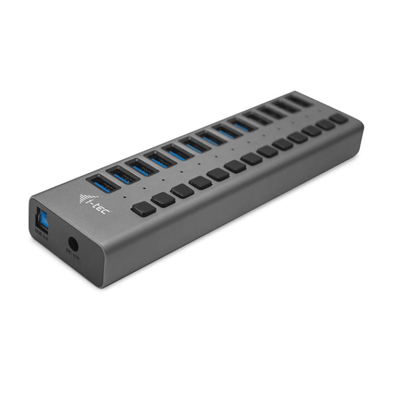Hub de carga i - tec con 13 puertos usb 3.0 cargador