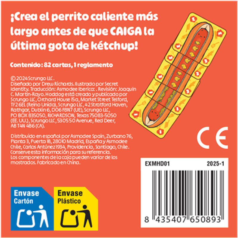 Juego de mesa hoddog